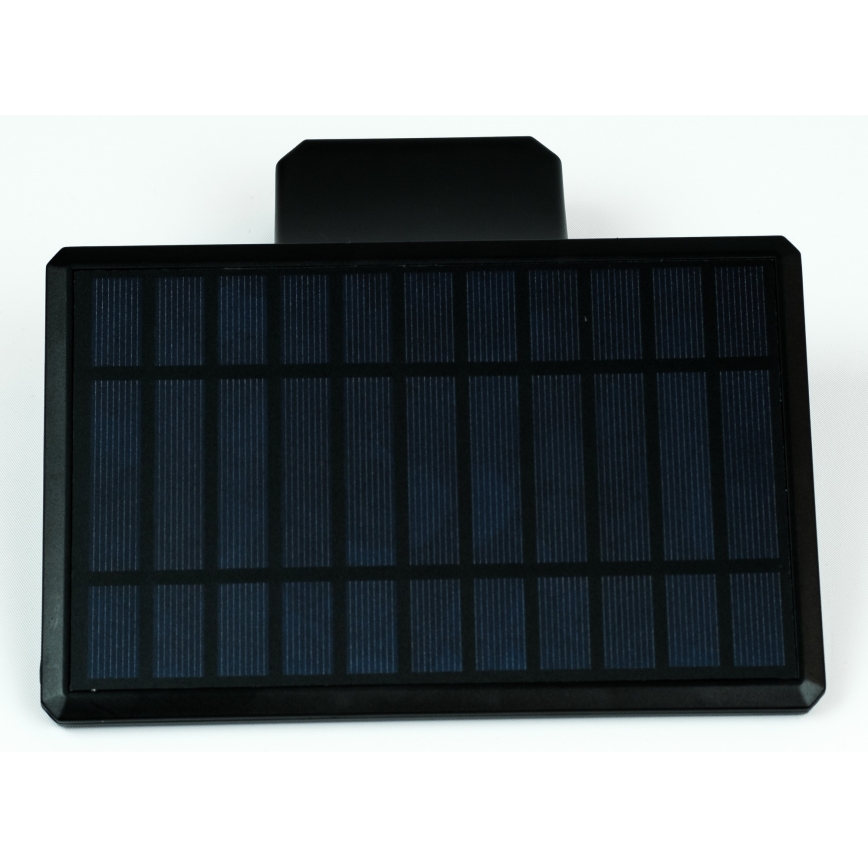 Applique a LED solare con sensore LED/2,6W/5,5V IP65 nero