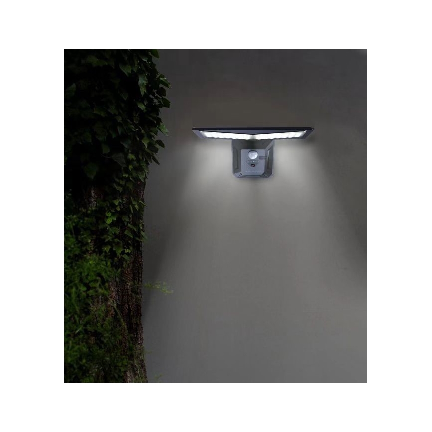 Applique murale solaire LED avec détecteur LED/2,6W/5,5V IP65 anthracite