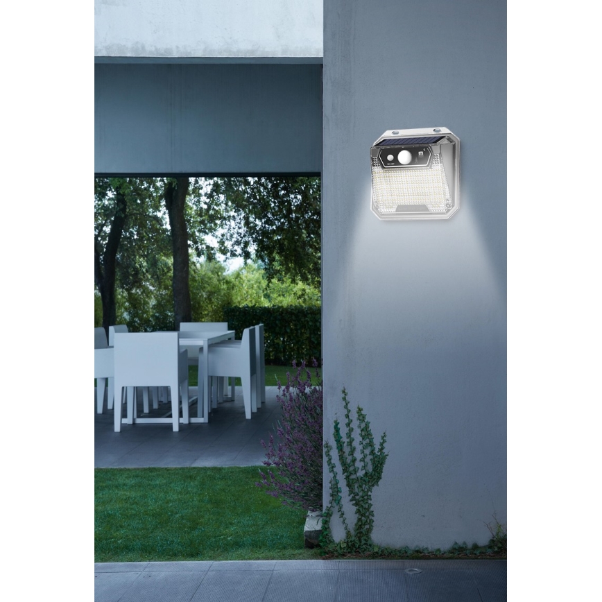 Applique LED solare con sensore LED/3W/5,5V IP65