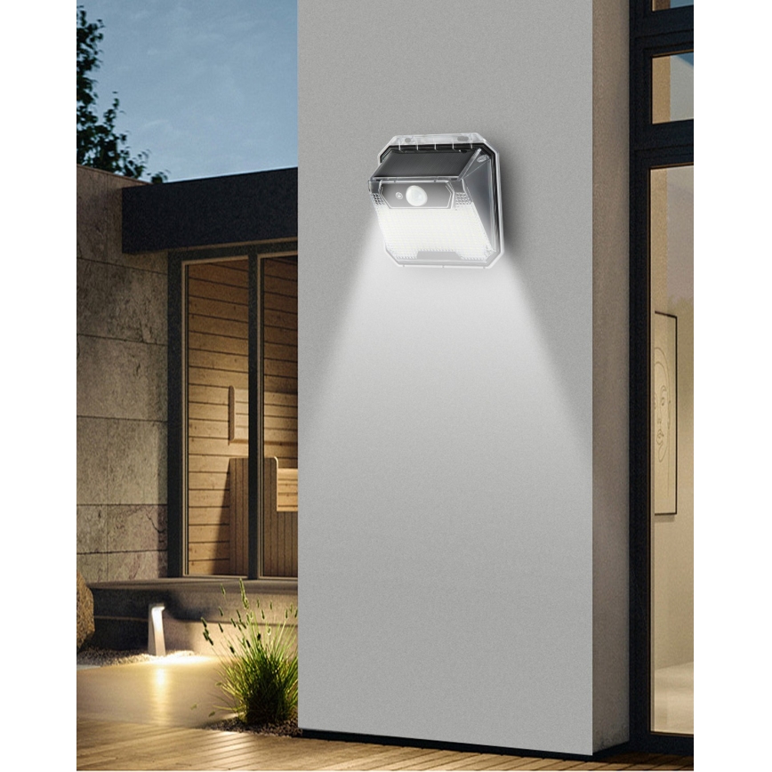 Applique LED solare con sensore LED/3W/5,5V IP65