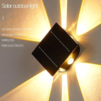 Applique LED solare con sensore LED/2W/5V IP54
