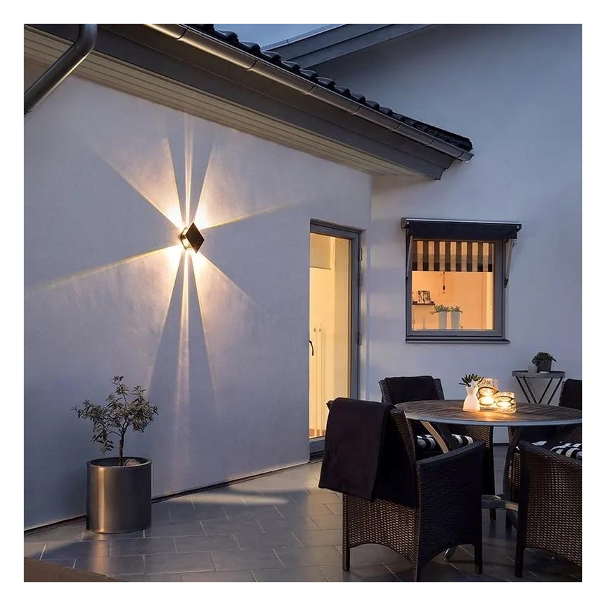 Applique LED solare con sensore LED/2W/5V IP54