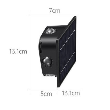 Applique LED solare con sensore LED/2W/5V IP54