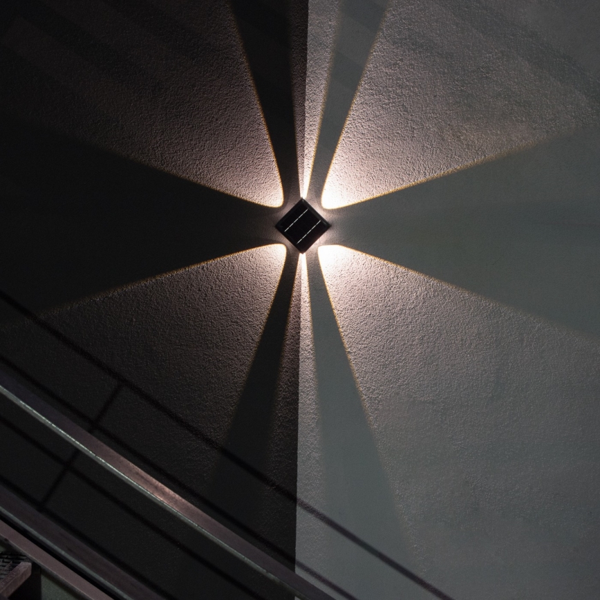 Applique LED solare con sensore LED/2W/5V IP54