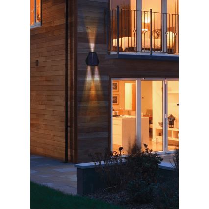 Applique LED solare con sensore LED/2W/5V IP65