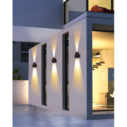 Applique LED solare con sensore LED/2W/5V IP65