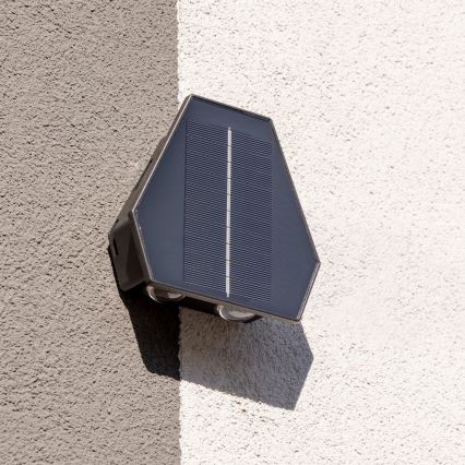 Applique LED solare con sensore LED/2W/5V IP65