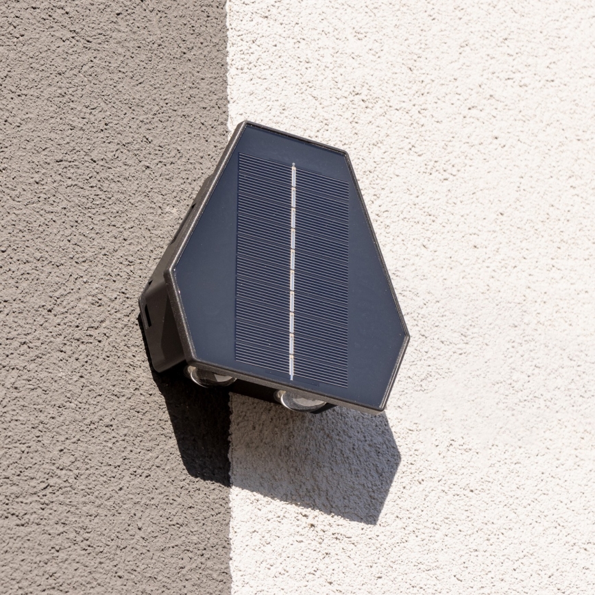 Applique LED solare con sensore LED/2W/5V IP65