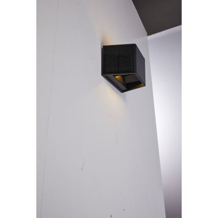 Lampada da parete solare LED con sensore LED/2W/5V IP54 1300 mAh