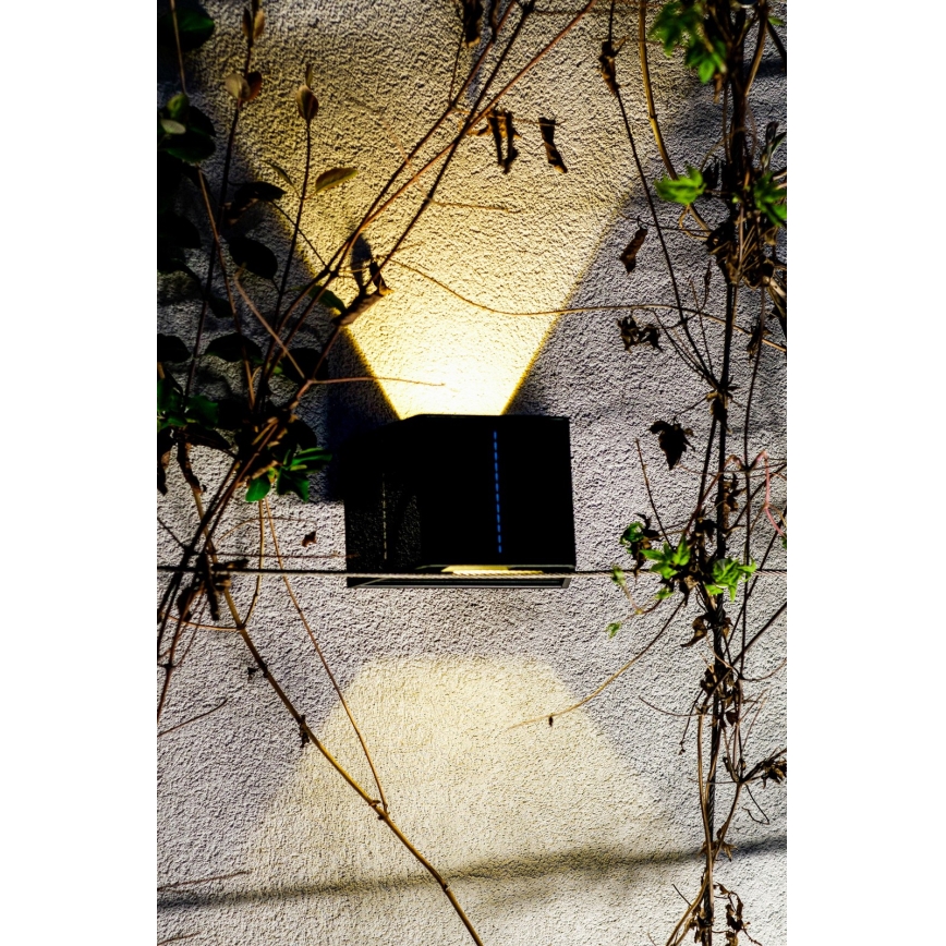 Lampada da parete solare LED con sensore LED/2W/5V IP54 1300 mAh