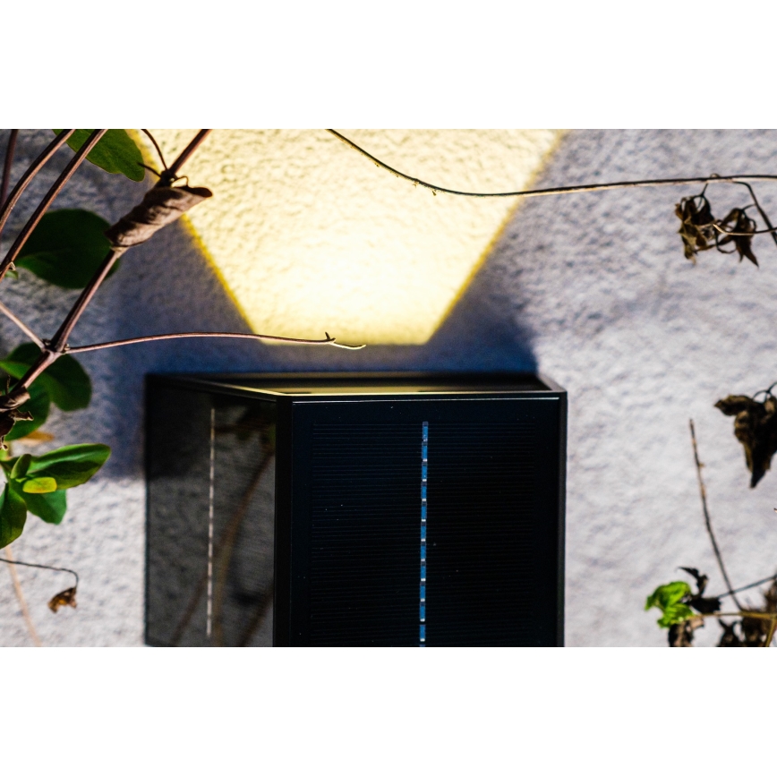 Lampada da parete solare LED con sensore LED/2W/5V IP54 1300 mAh