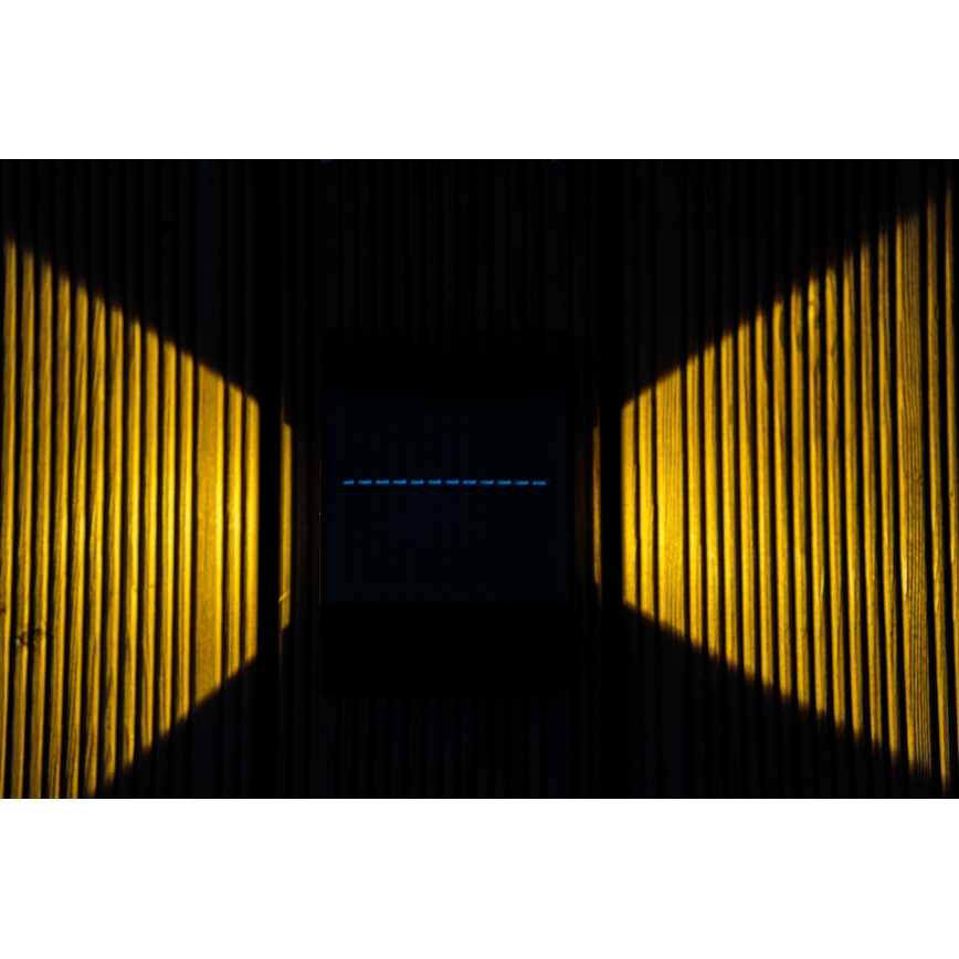 Lampada da parete solare LED con sensore LED/2W/5V IP54 1300 mAh