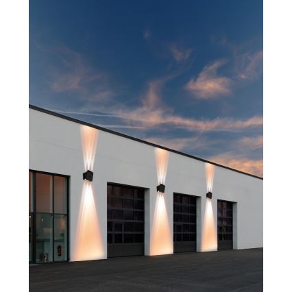 LED-Solarwandleuchte mit Sensor LED/2W/5V IP54
