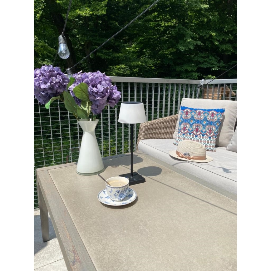 Lampe solaire extérieure à intensité variable avec détecteur LED/4W/5V IP44