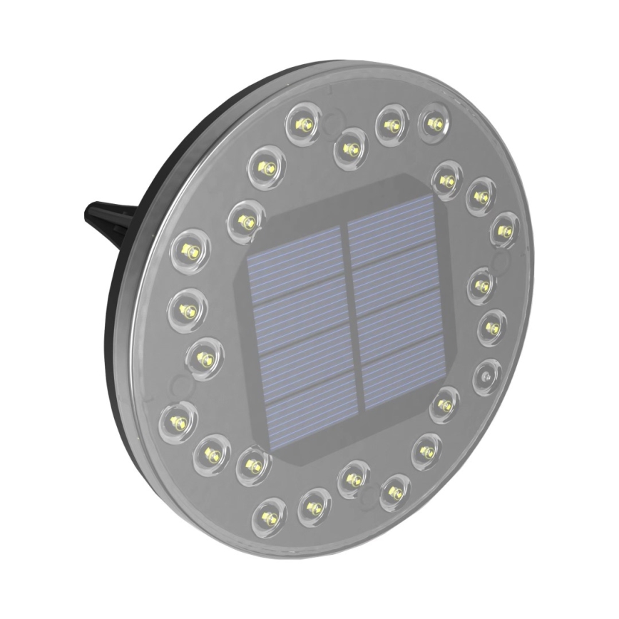 LOT 4xLED Éclairage solaire extérieur avec détecteur 0,048W/2V IP68