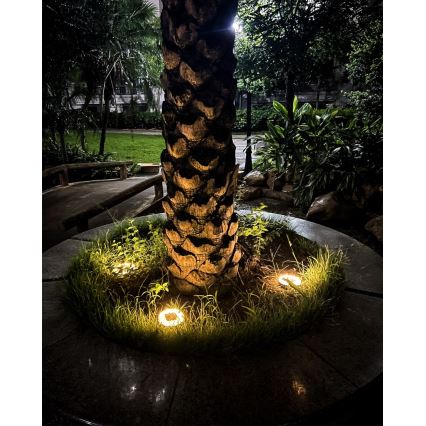 SET 4x LED da esterno solare illuminazione con sensore LED/0,048W/2V IP68