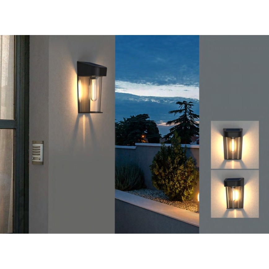 Applique a LED solare con sensore LED/2V IP44