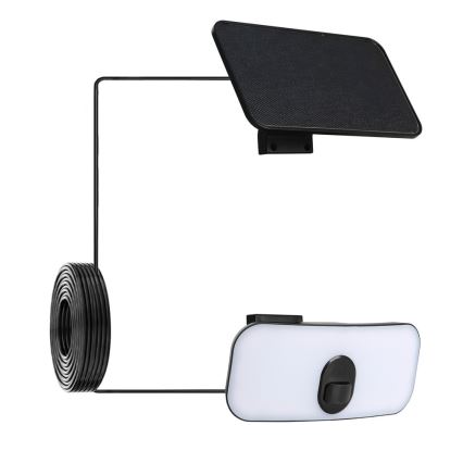 Lampada da parete solare LED con sensore LED/13W/3,7V 4000K IP65 400 mAh