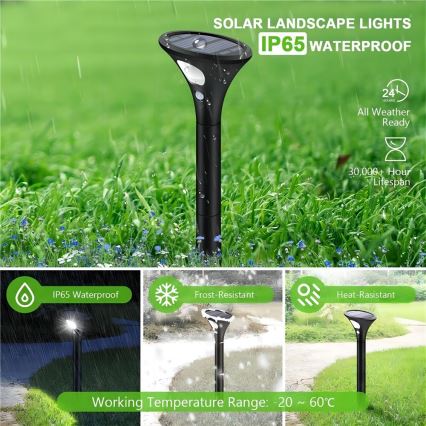 Lampada solare LED con sensore LED/1W/3,7V 6000K IP65