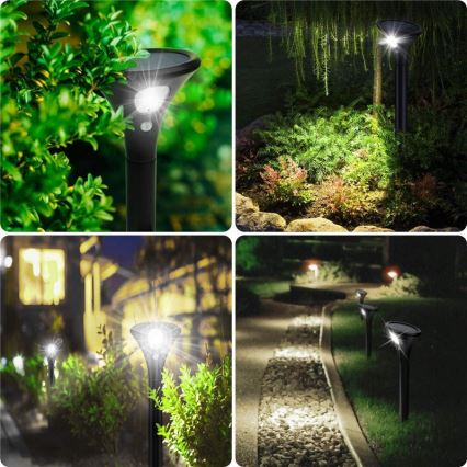 Lampada solare LED con sensore LED/1W/3,7V 6000K IP65