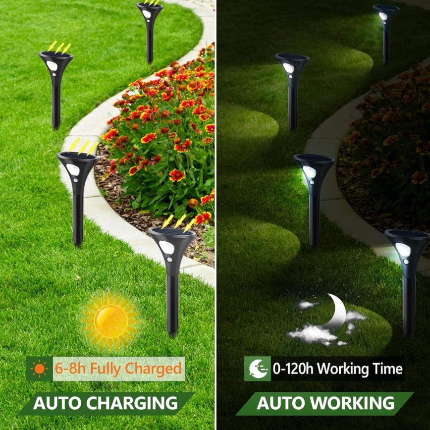 Lampada solare LED con sensore LED/1W/3,7V 6000K IP65