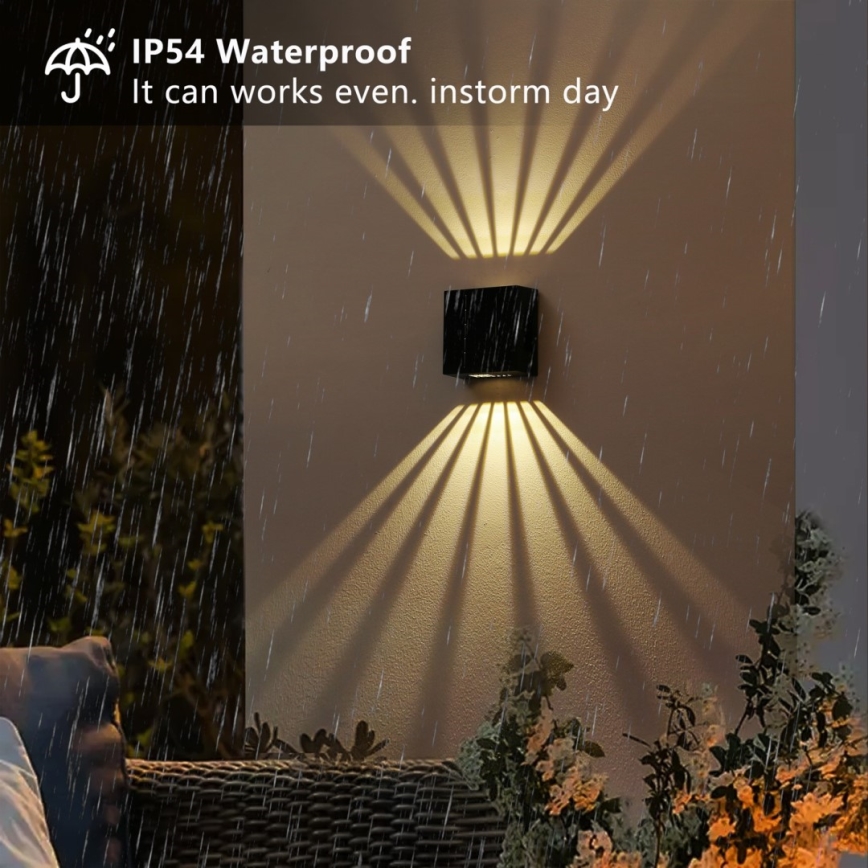 Applique a LED solare LED/2W/3,7V 4000K IP44