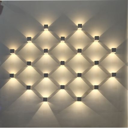 Immax 08510L - Lampada da parete LED per esterni DICE LED/6W/230V 3000K IP65