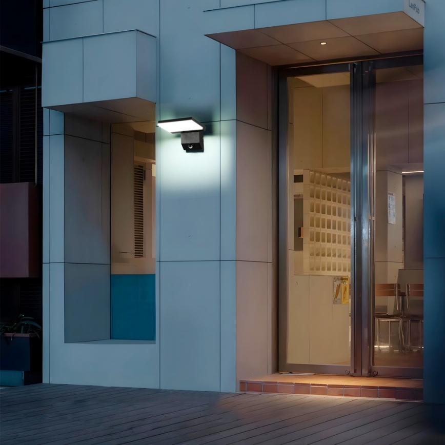 LED-Außenwandleuchte mit Sensor MODERN LED/18W/230V IP65