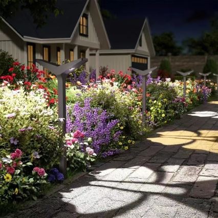 Lampada solare a LED con sensore SUN BUTTERFLY LED/1,5W/3,7V 3000/6000K IP65 1500 mAh