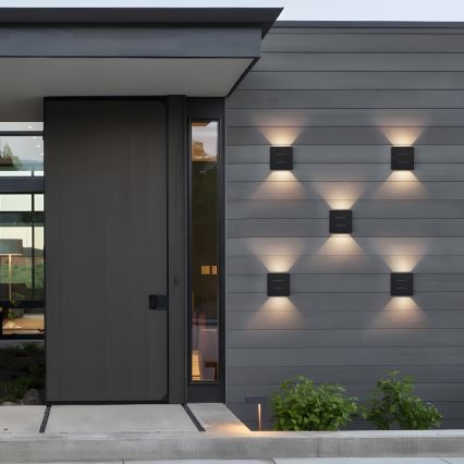 Applique LED da esterno LUXLINE 6W/230V 3000K IP54 nero