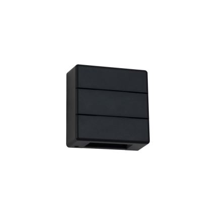 LED-Außenwandleuchte LUXLINE 6W/230V 3000K IP54 schwarz