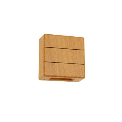 LED Applique murale extérieure LUXLINE LED/6W/230V 3000K IP54 chêne