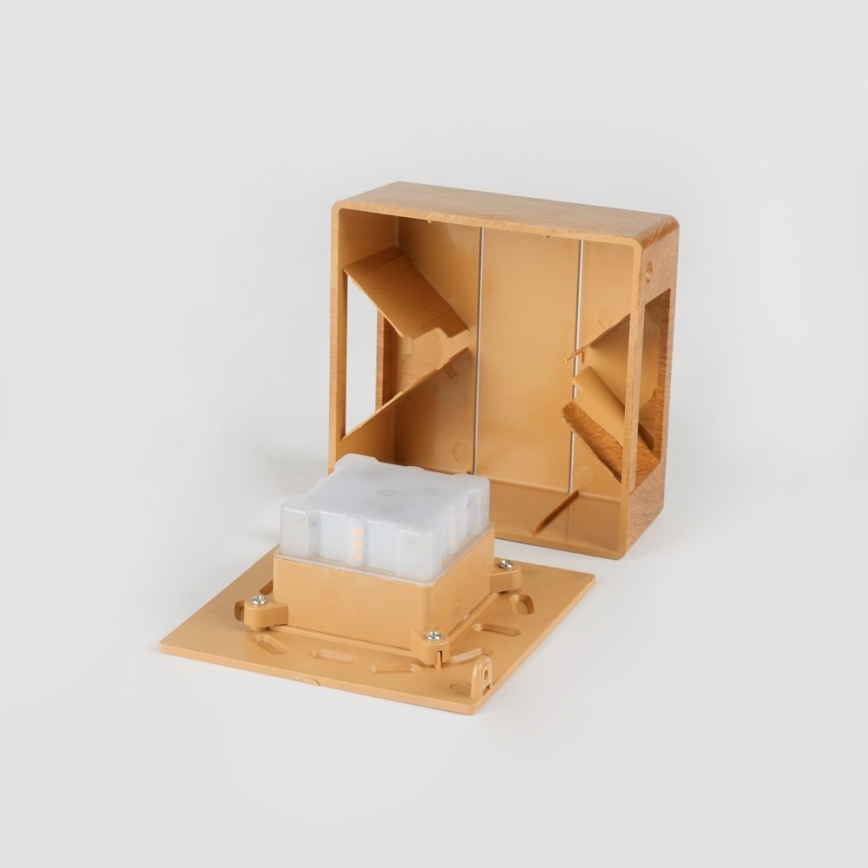 LED-Außenwandleuchte LUXLINE LED/6W/230V 3000K IP54 Eiche