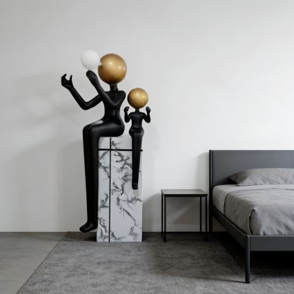Lampada da terra SILUETTE 1xE27/40W/230V 160 cm Aura