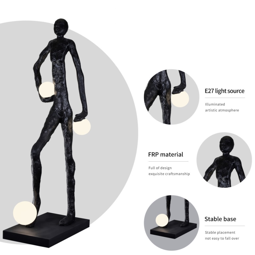 Stehleuchte SILUETTE 3xE27/60W/230V 185 cm Aura