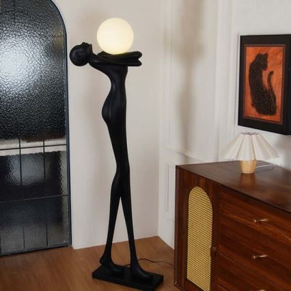Stehleuchte SILUETTE 1xE27/25W/230V 175 cm Frauen-Silhouette