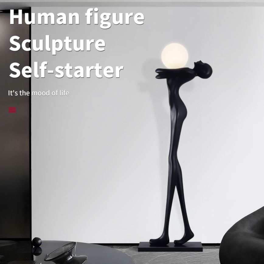 Stehleuchte SILUETTE 1xE27/25W/230V 175 cm Frauen-Silhouette