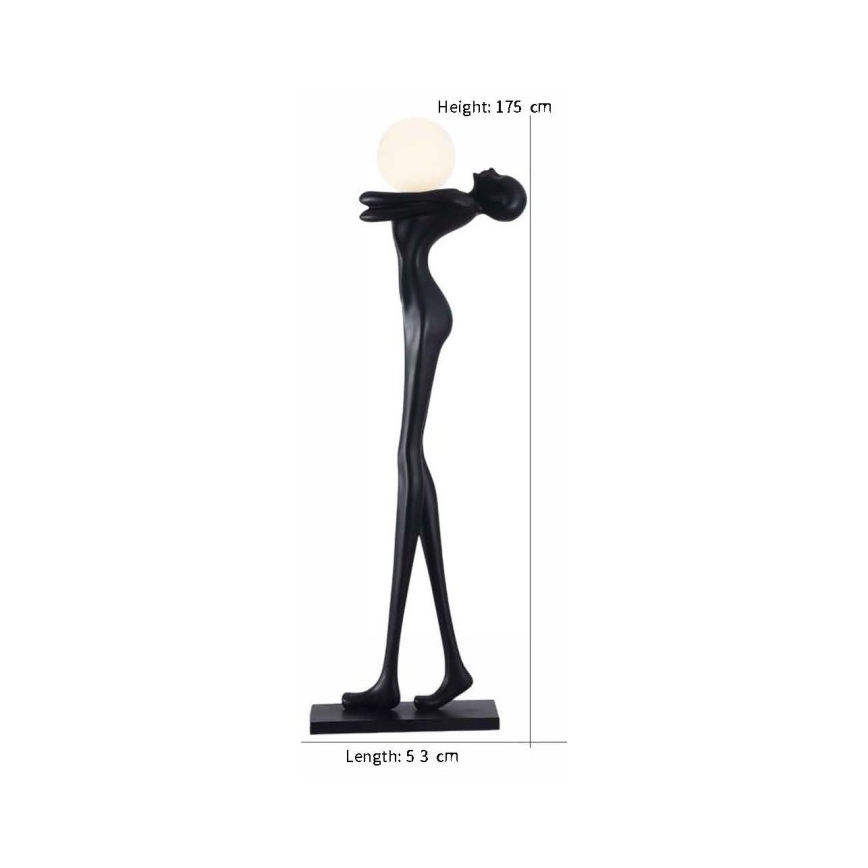 Stehleuchte SILUETTE 1xE27/25W/230V 175 cm Frauen-Silhouette