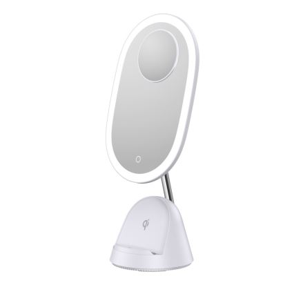 LED dimmbares Kosmetikspiegel mit kabelloser Ladefunktion LED/18W/230V