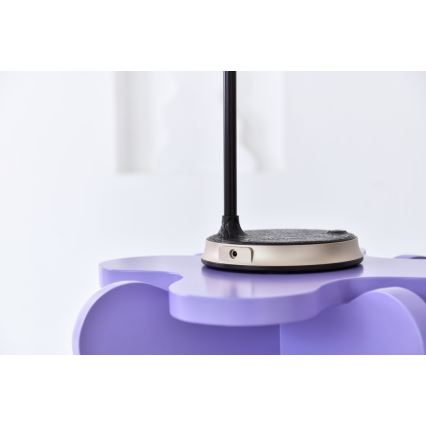 Lampada da tavolo LED dimmerabile con ricarica wireless	 FINCH LED/9W/12/230V grigio/cromo lucido