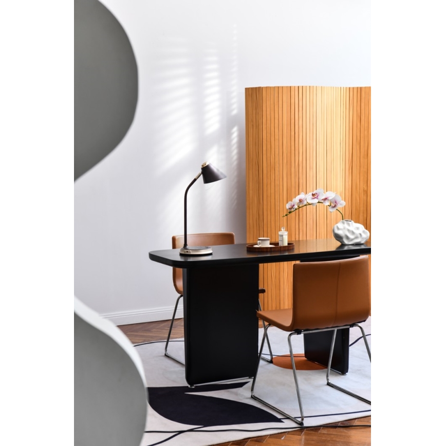 Lampada da tavolo LED dimmerabile con ricarica wireless	 FINCH LED/9W/12/230V grigio/cromo lucido