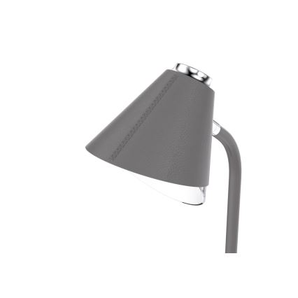 Lampada da tavolo LED dimmerabile con ricarica wireless	 FINCH LED/9W/12/230V grigio/cromo lucido