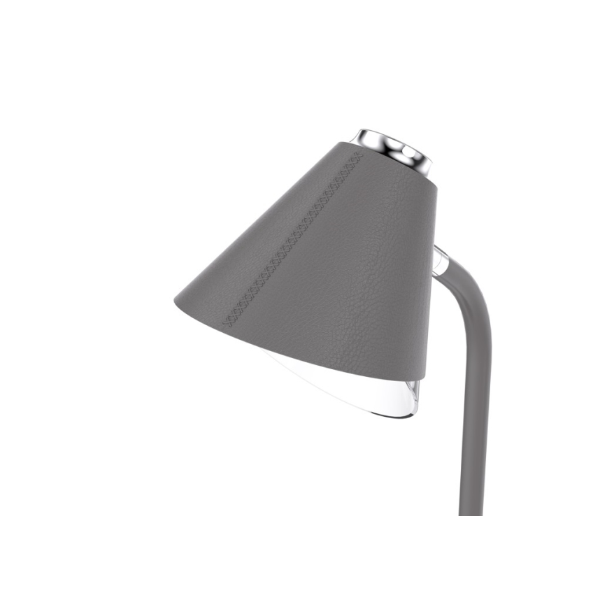 Lampada da tavolo LED dimmerabile con ricarica wireless	 FINCH LED/9W/12/230V grigio/cromo lucido