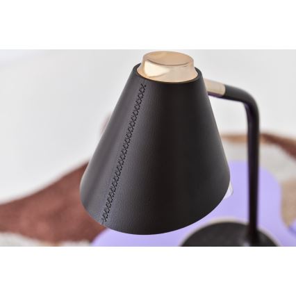 Lampe de table à intensité variable avec charge sans fil FINCH LED/9W/12/230V gris/chrome brillant