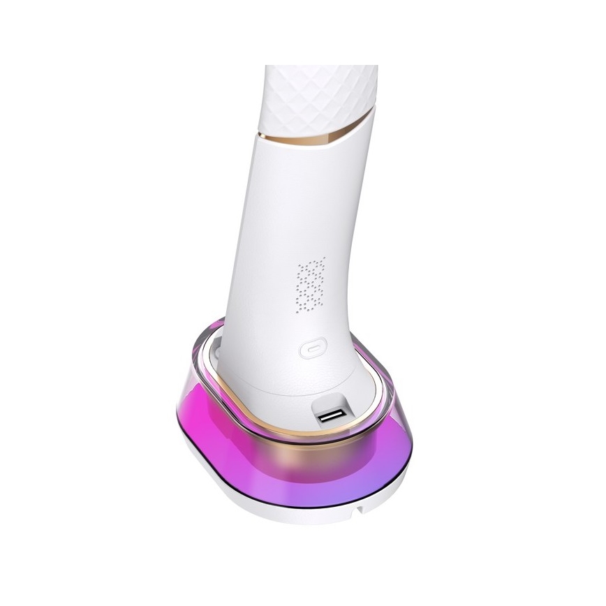 LED RGB dimmbare Tischlampe mit kabelloser Ladefunktion CORELLA LED/7W/12/230V weiß