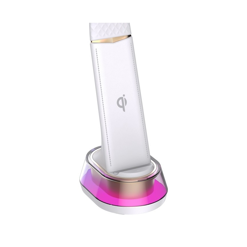 LED RGB Lampada da tavolo dimmerabile con ricarica wireless CORELLA LED/7W/12/230V bianco