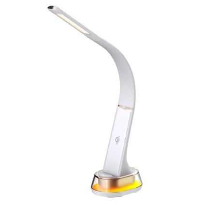 LED RGB Lampada da tavolo dimmerabile con ricarica wireless CORELLA LED/7W/12/230V bianco