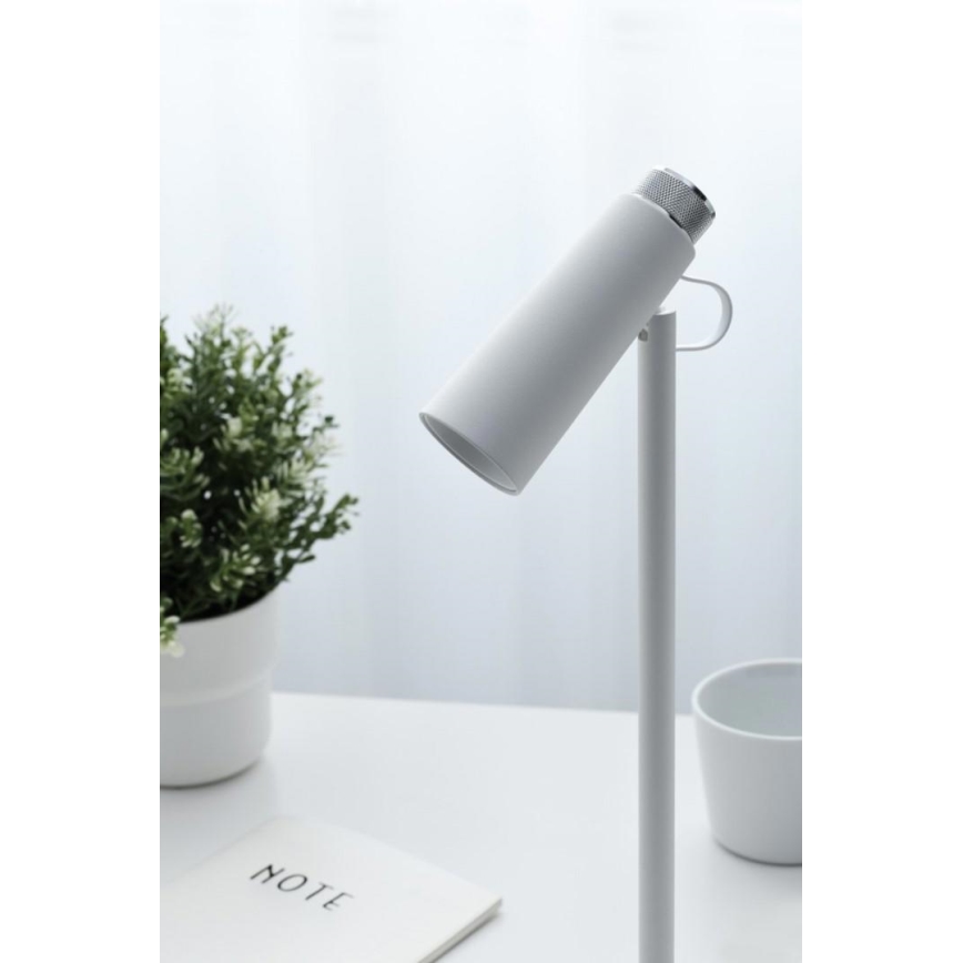 Lampada da tavolo LED dimmerabile con senza fili Qi di ricarica TIT LED/12W/230V bianco