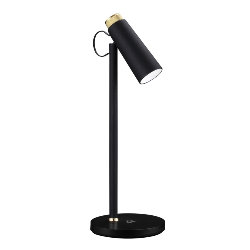 Lampada da tavolo LED dimmerabile con senza fili Qi di ricarica TIT LED/12W/230V nero