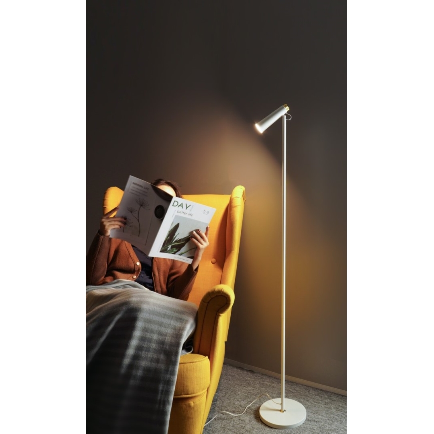 Lampada da terra dimmerabile a LED TIT LED/6W/230V bianco